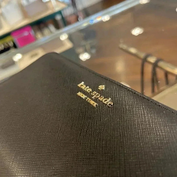 KATE SPADE Madison Large Continental Wallet KC578 BLACK - Picture 6 of 10
